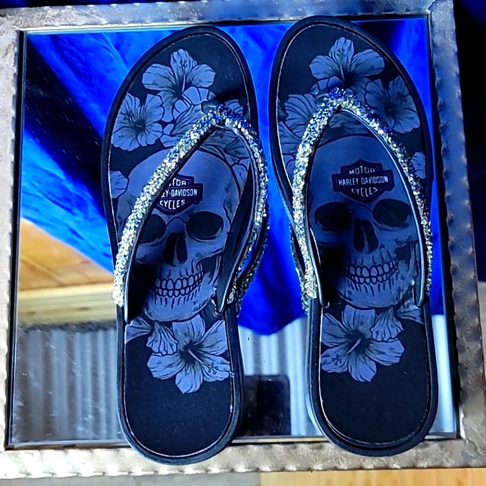 Harley Davidson Flip Flops